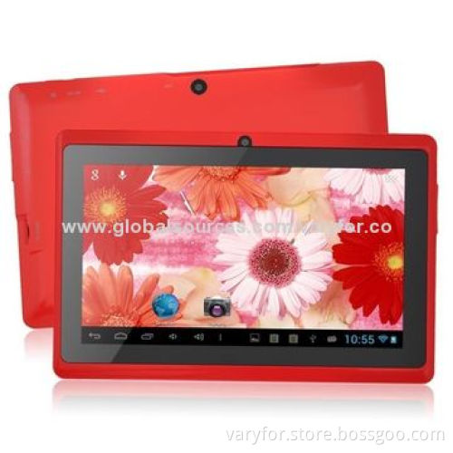 7" Tablet PC, Android 4.0, Allwinner A13 Q88, Dual Camera with Wi-Fi, 800x480 Pixels